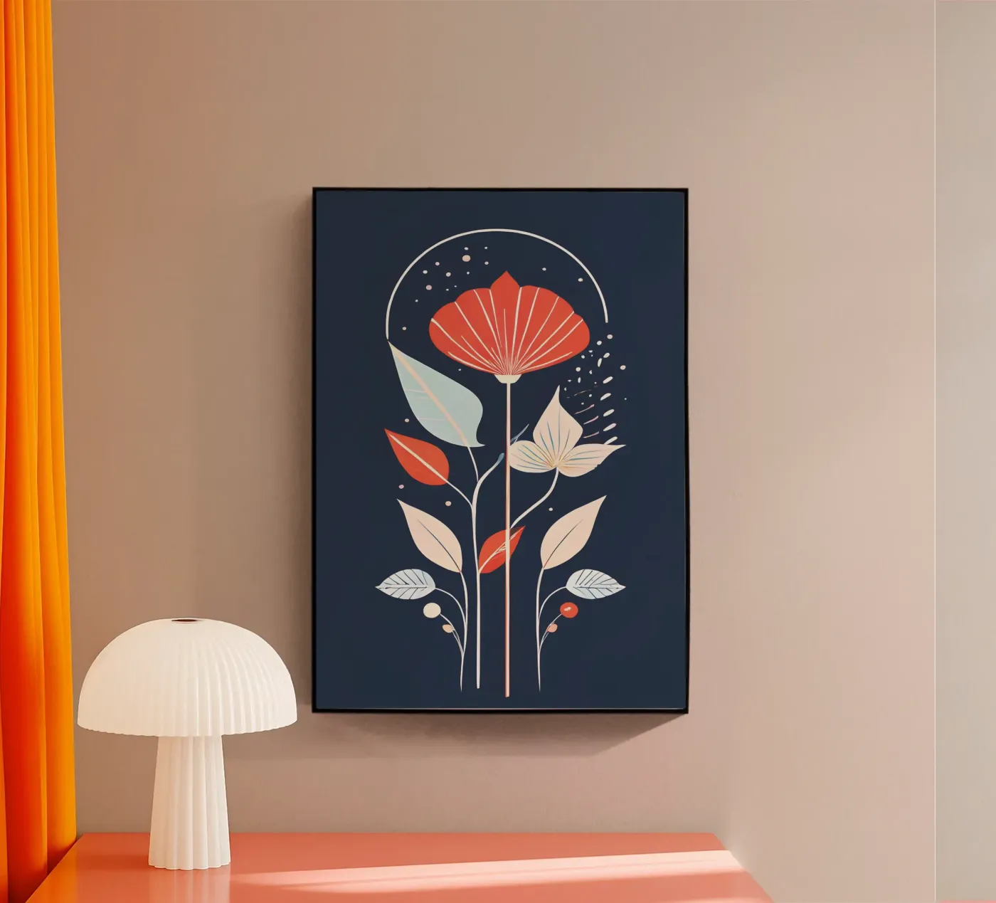 Floral Boho Modern plexiglass da vintageshop
