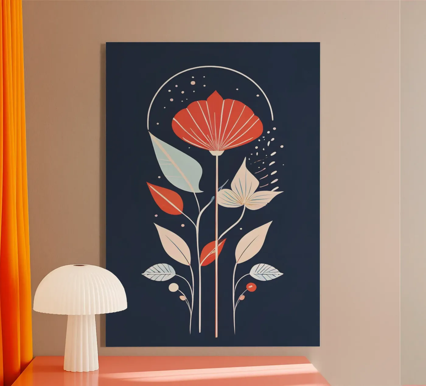 Floral Boho Modern plexiglass da vintageshop