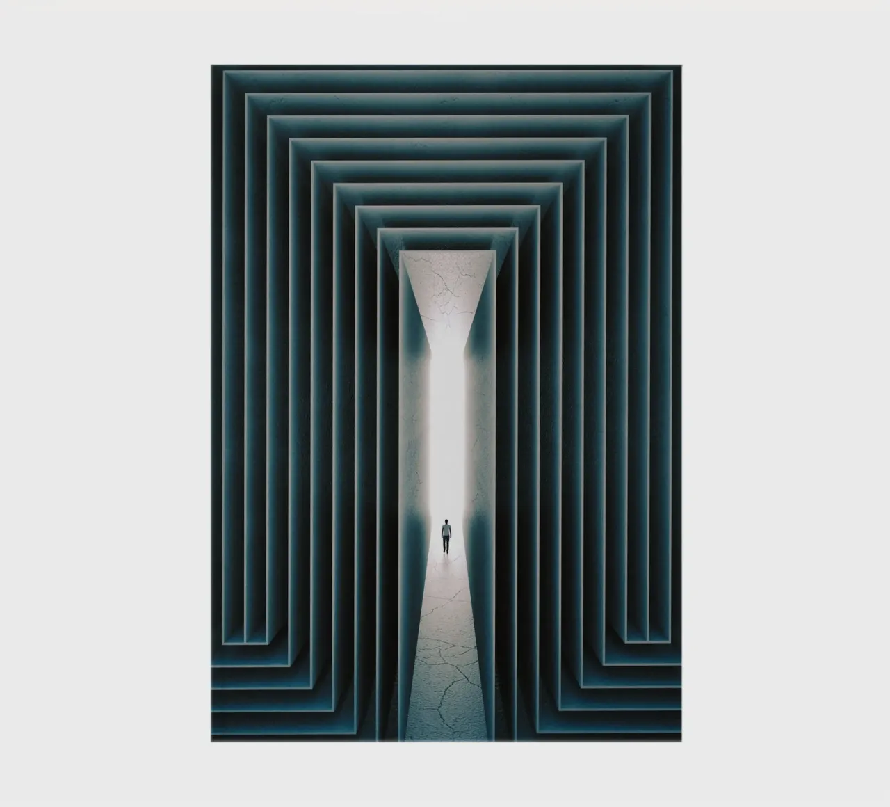 Path to the light notebook by undarstellbar Christliche Poster