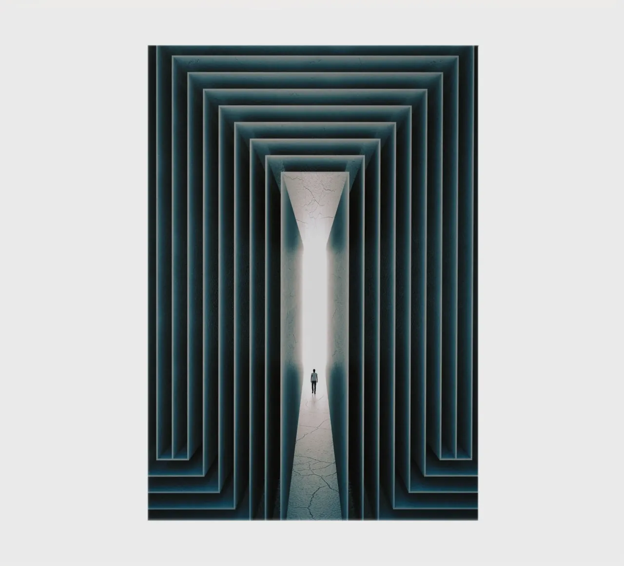 Path to the light notebook by undarstellbar Christliche Poster
