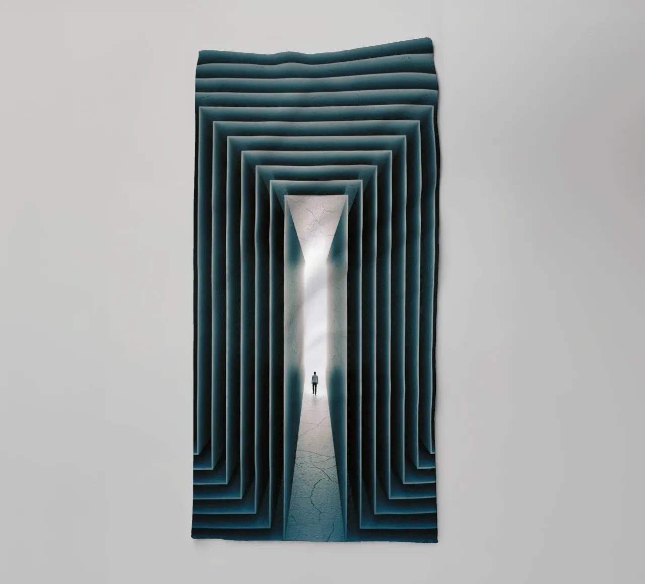 Path to the light towel by undarstellbar Christliche Poster