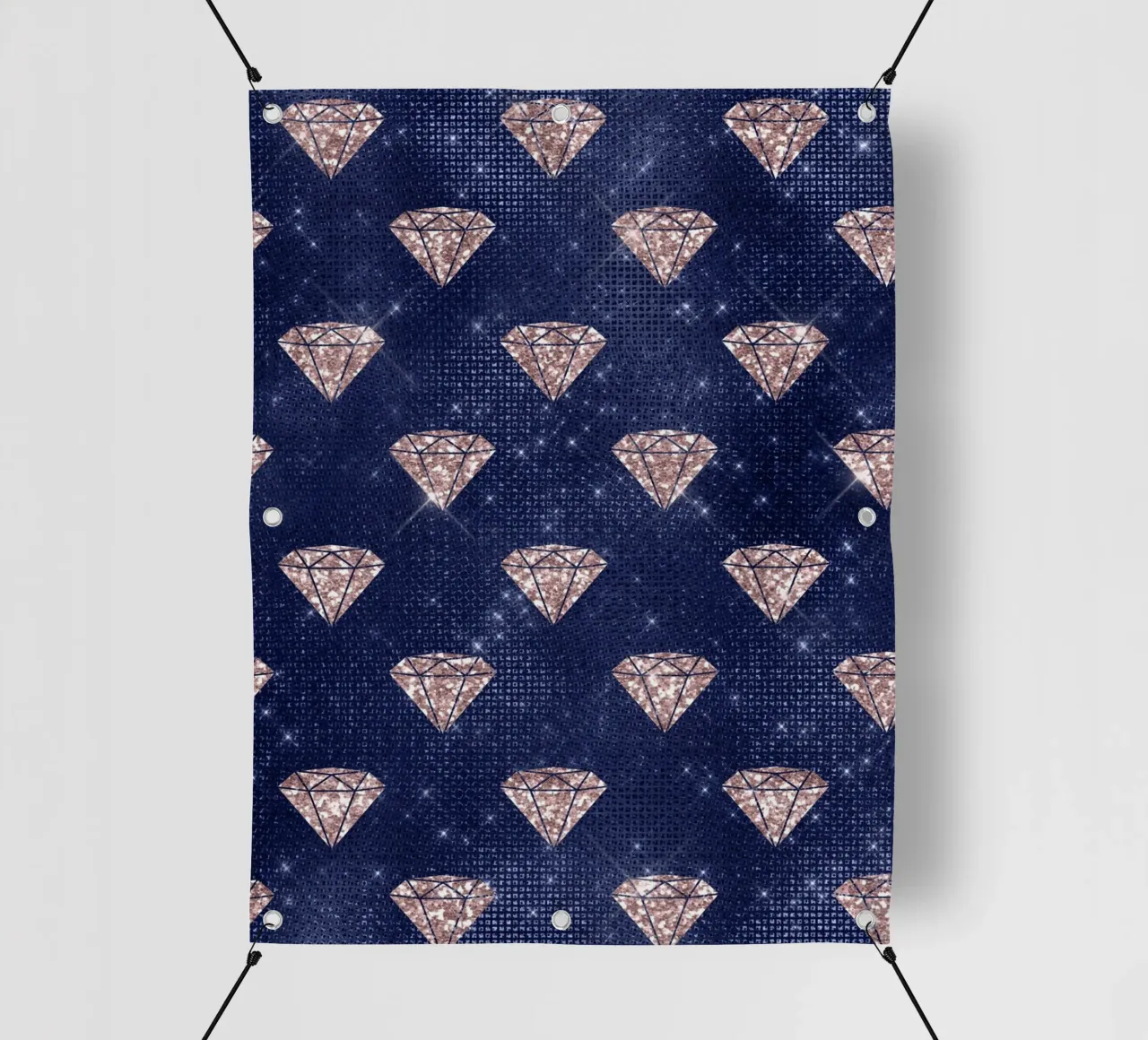Blush & Navy 3 telo in pvc da Yaso Design & Art