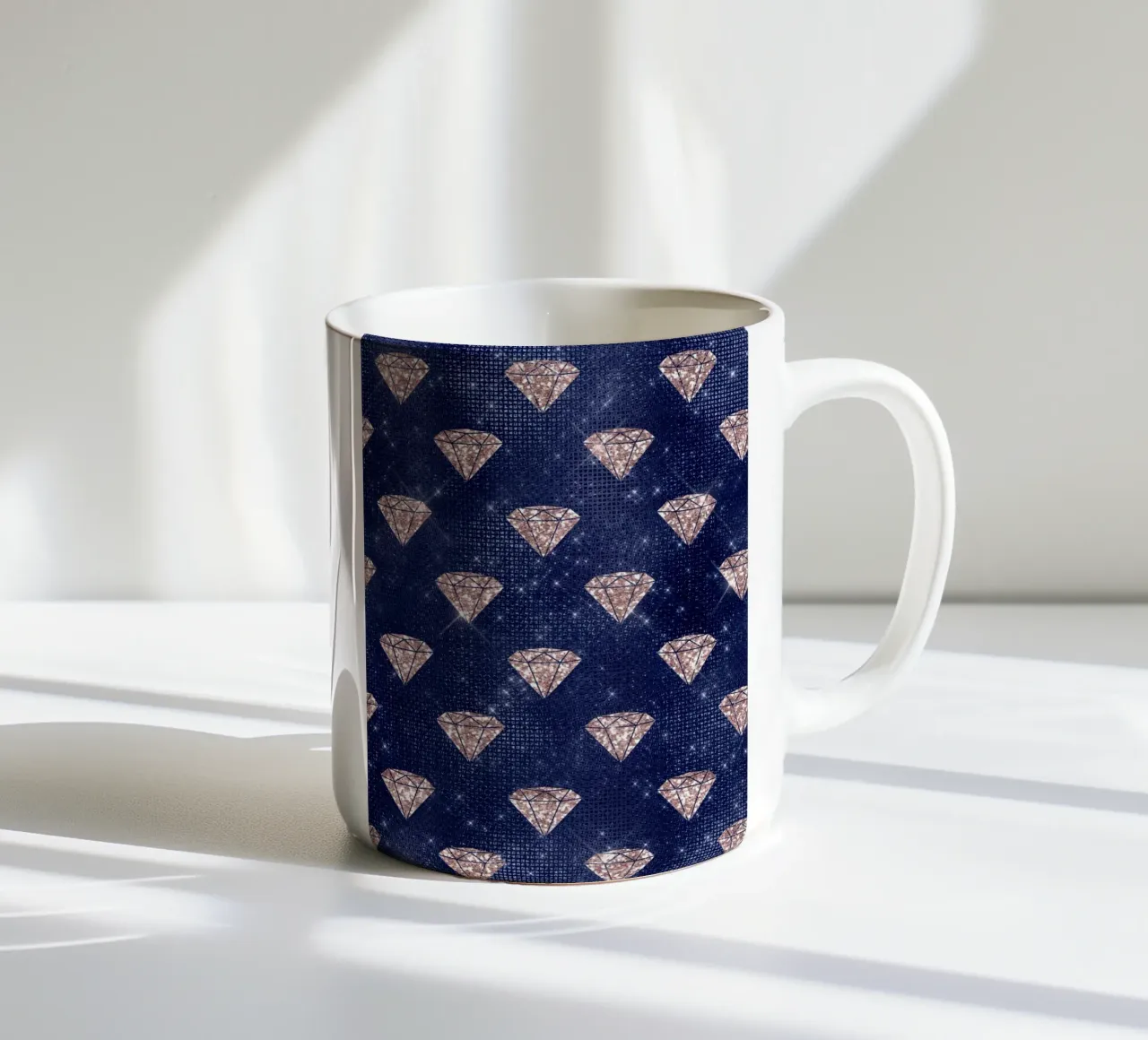 Blush & Navy 3 tazza in ceramica da Yaso Design & Art