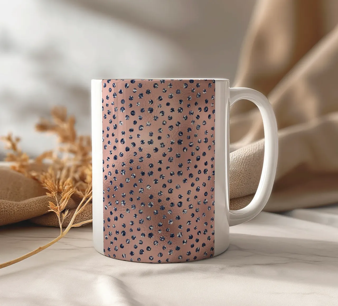 Blush & Navy 5 tazza in ceramica da Yaso Design & Art