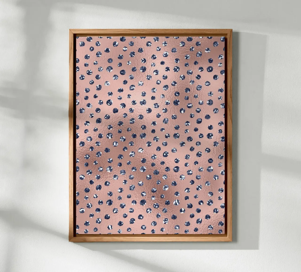 Blush & Navy 5 alluminio dibond da Yaso Design & Art