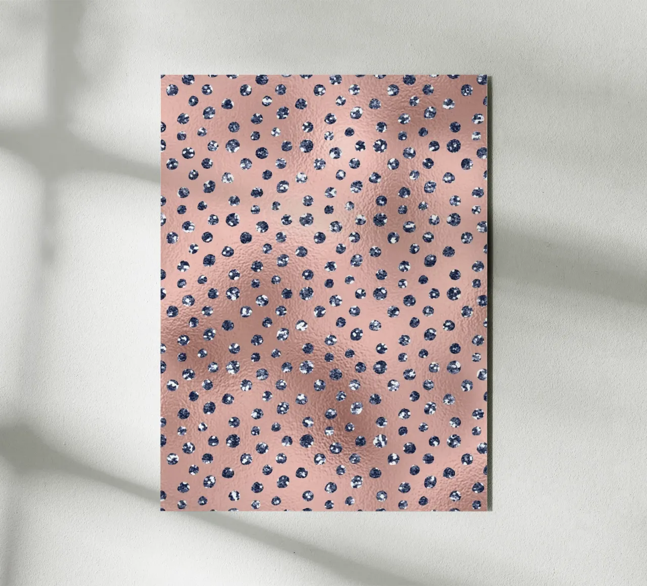 Blush & Navy 5 alluminio dibond da Yaso Design & Art