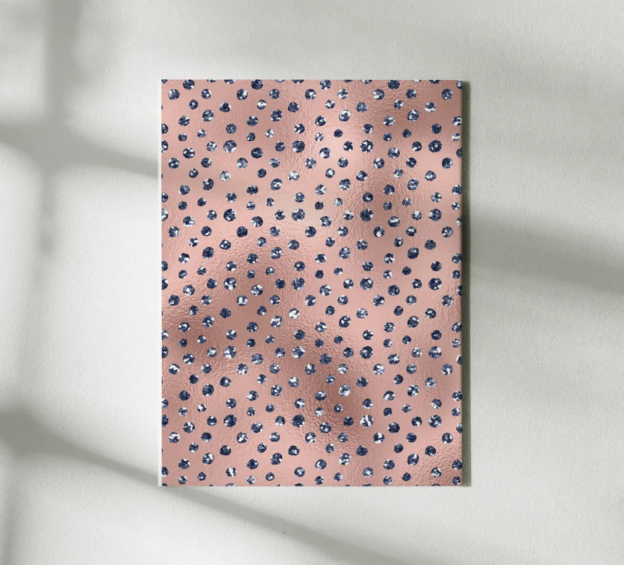 Blush & Navy 5 tela con Cornice a cassetta da Yaso Design & Art