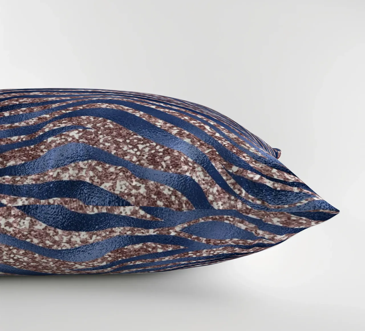 Blush & Navy Animal Pattern 7 cuscino da Yaso Design Animal