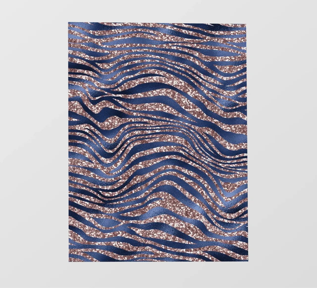 Blush & Navy Animal Pattern 7 pellicola backlit da Yaso Design Animal