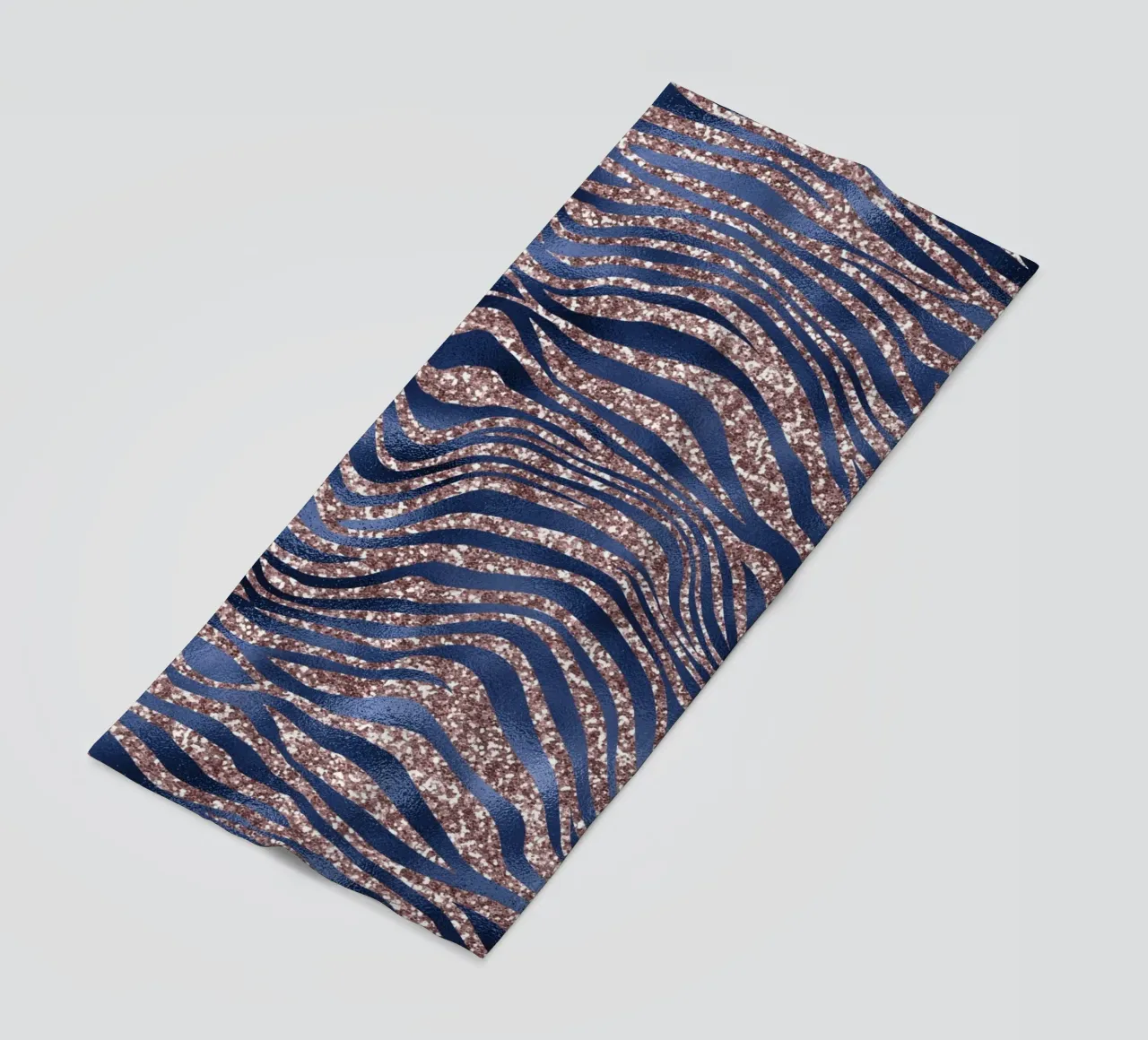 Blush & Navy Animal Pattern 7 telo mare da Yaso Design Animal