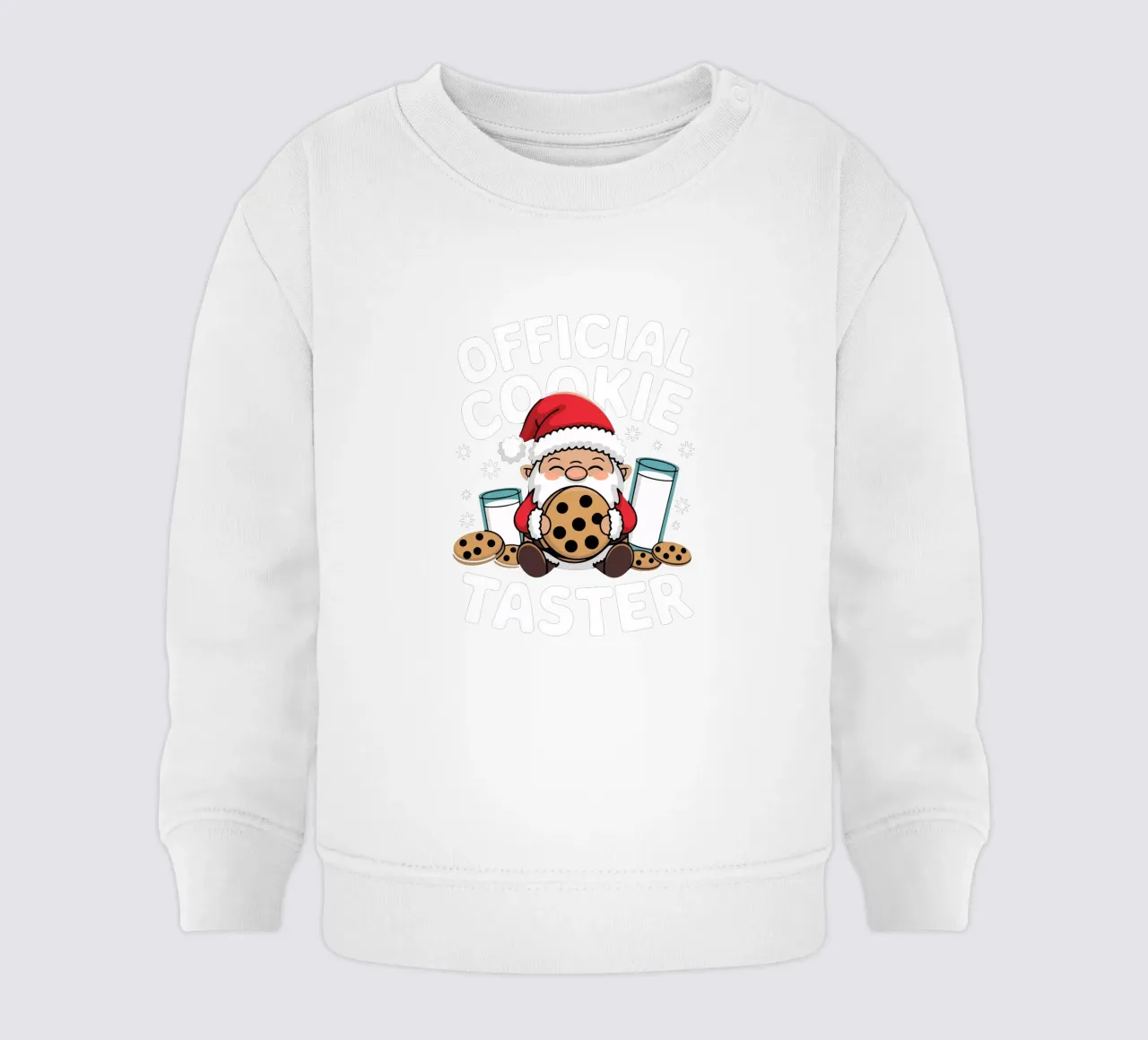 OFFICIAL COOKIE TASTER felpa neonato da edsonramosart