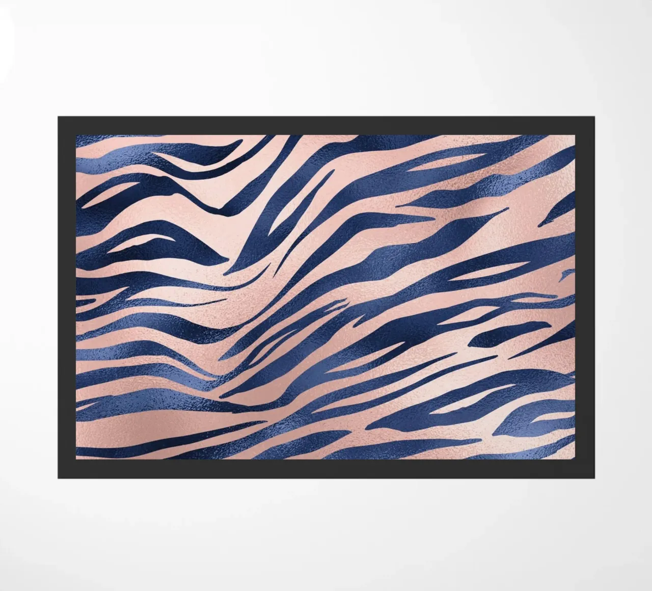 Blush & Navy Animal Pattern 8 zerbino da Yaso Design Animal