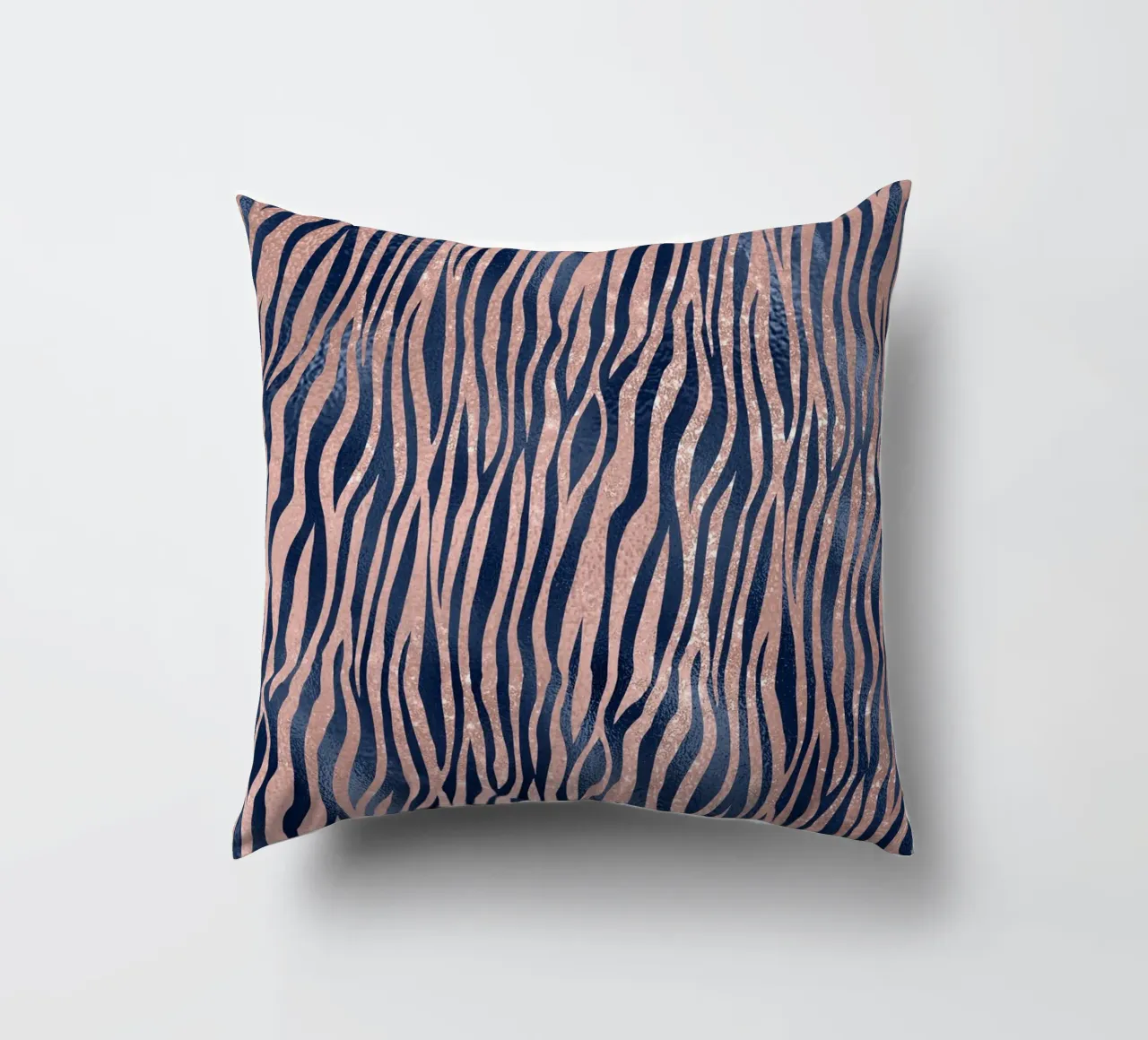 Blush & Navy Animal Pattern 9 cuscino da Yaso Design Animal
