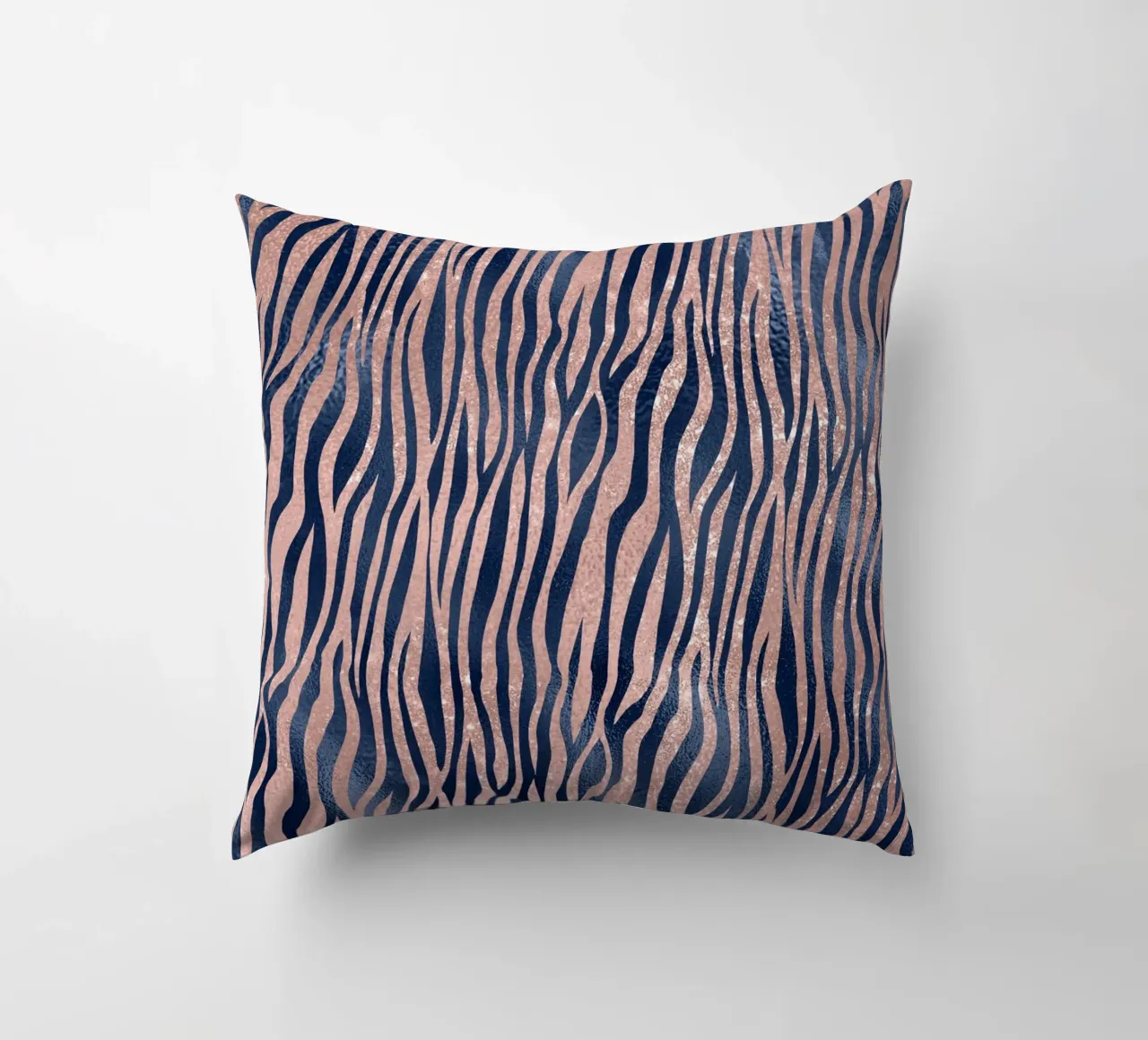 Blush & Navy Animal Pattern 9 cuscino da Yaso Design Animal