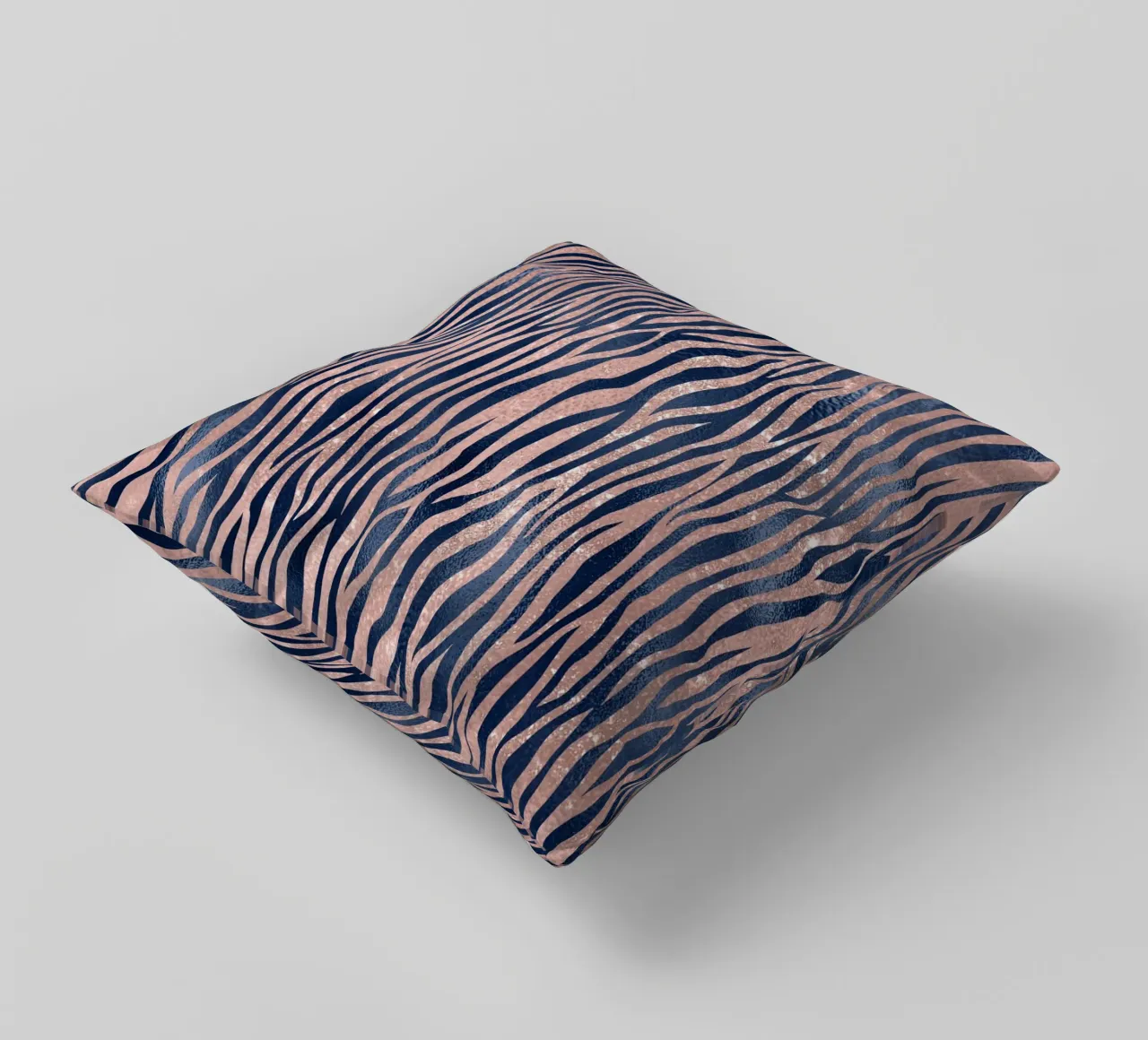 Blush & Navy Animal Pattern 9 cuscino da Yaso Design Animal