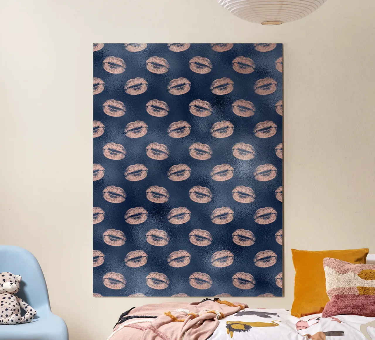 Blush & Navy 10 poster da Yaso Design & Art