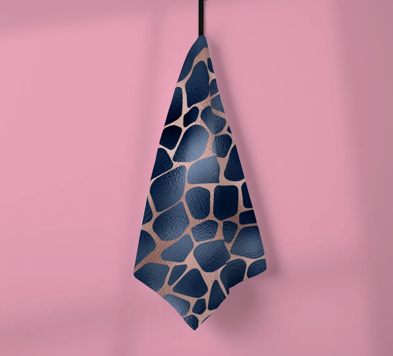Blush & Navy Animal Pattern 11 canovaccio da cucina da Yaso Design Animal