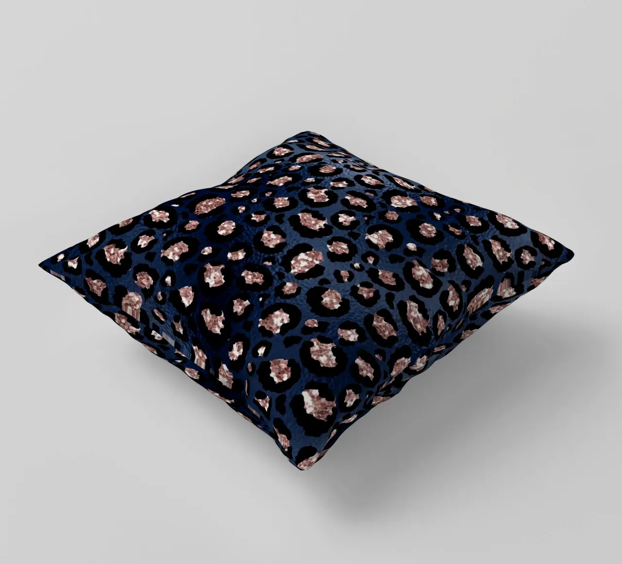 Blush & Navy Animal Pattern 14 cuscino da Yaso Design Animal