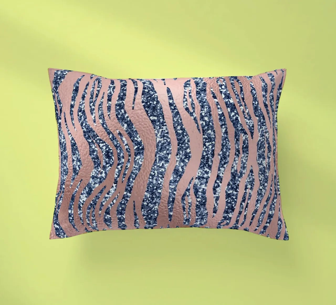 Blush & Navy Animal Pattern 16 cuscino da Yaso Design Animal