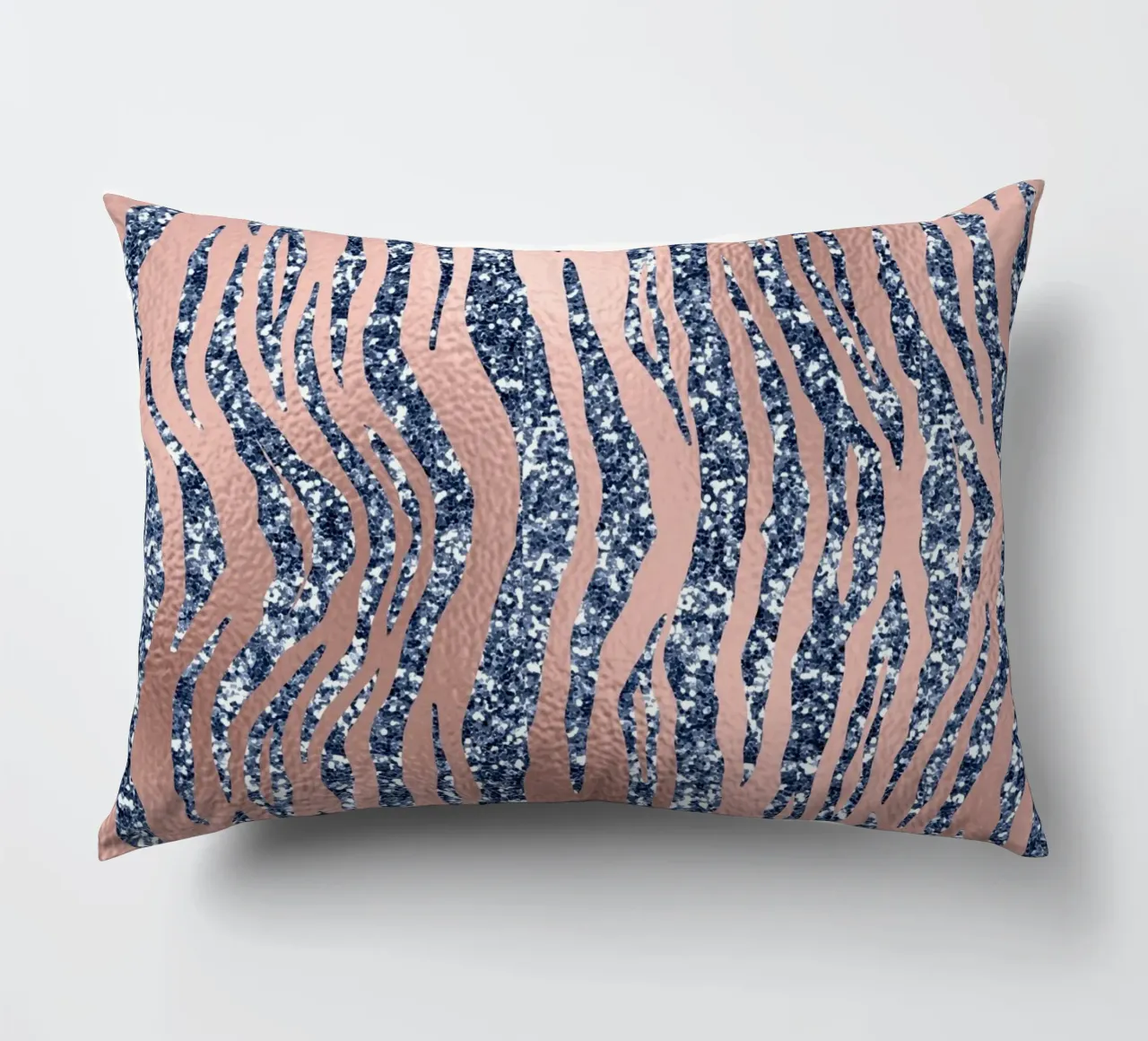 Blush & Navy Animal Pattern 16 cuscino da Yaso Design Animal