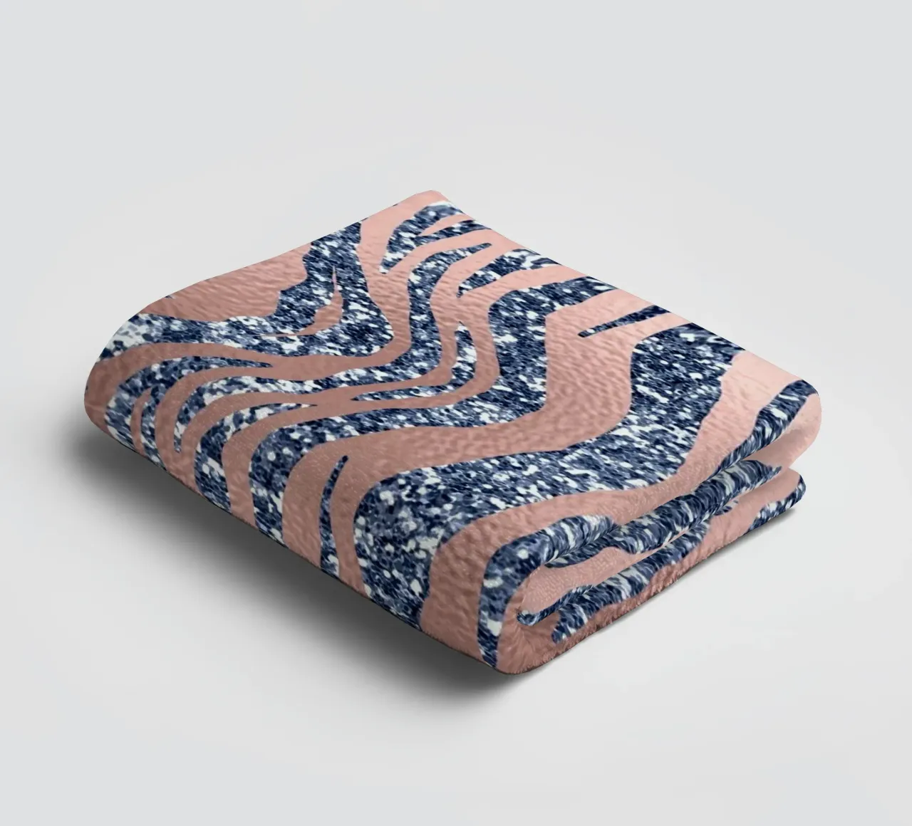 Blush & Navy Animal Pattern 16 asciugamano da bagno da Yaso Design Animal