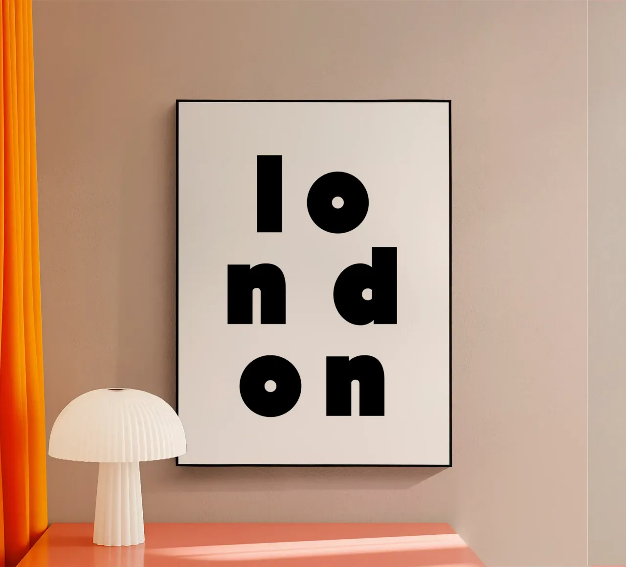 London 2 plexiglass da The Type Club Tokyo