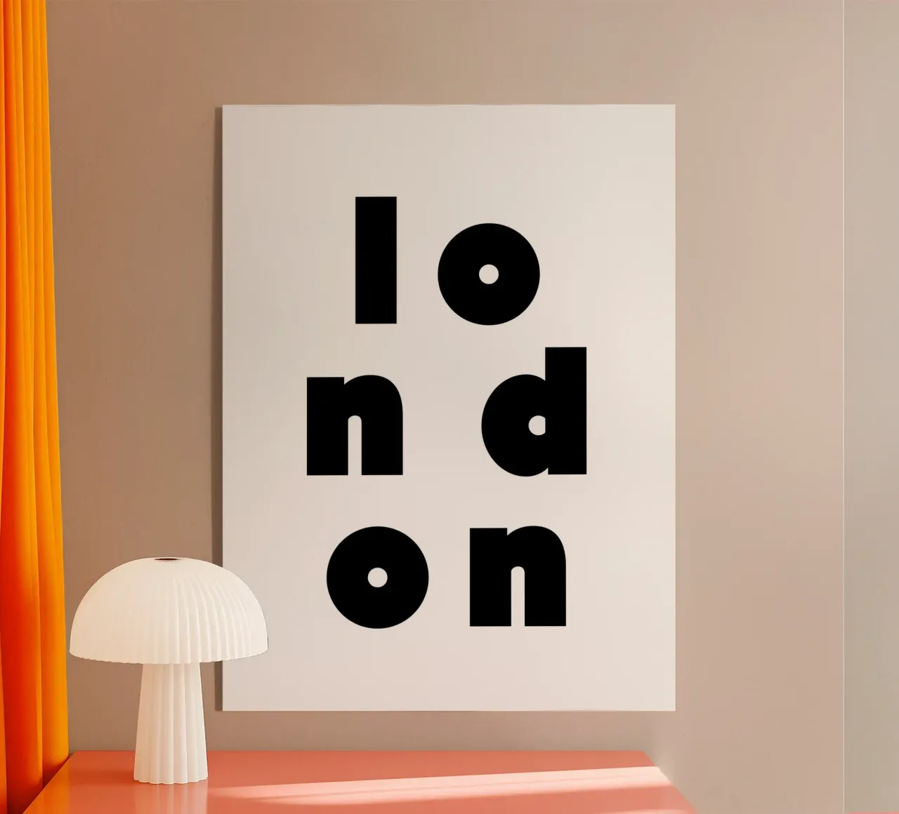 London 2 plexiglass da The Type Club Tokyo