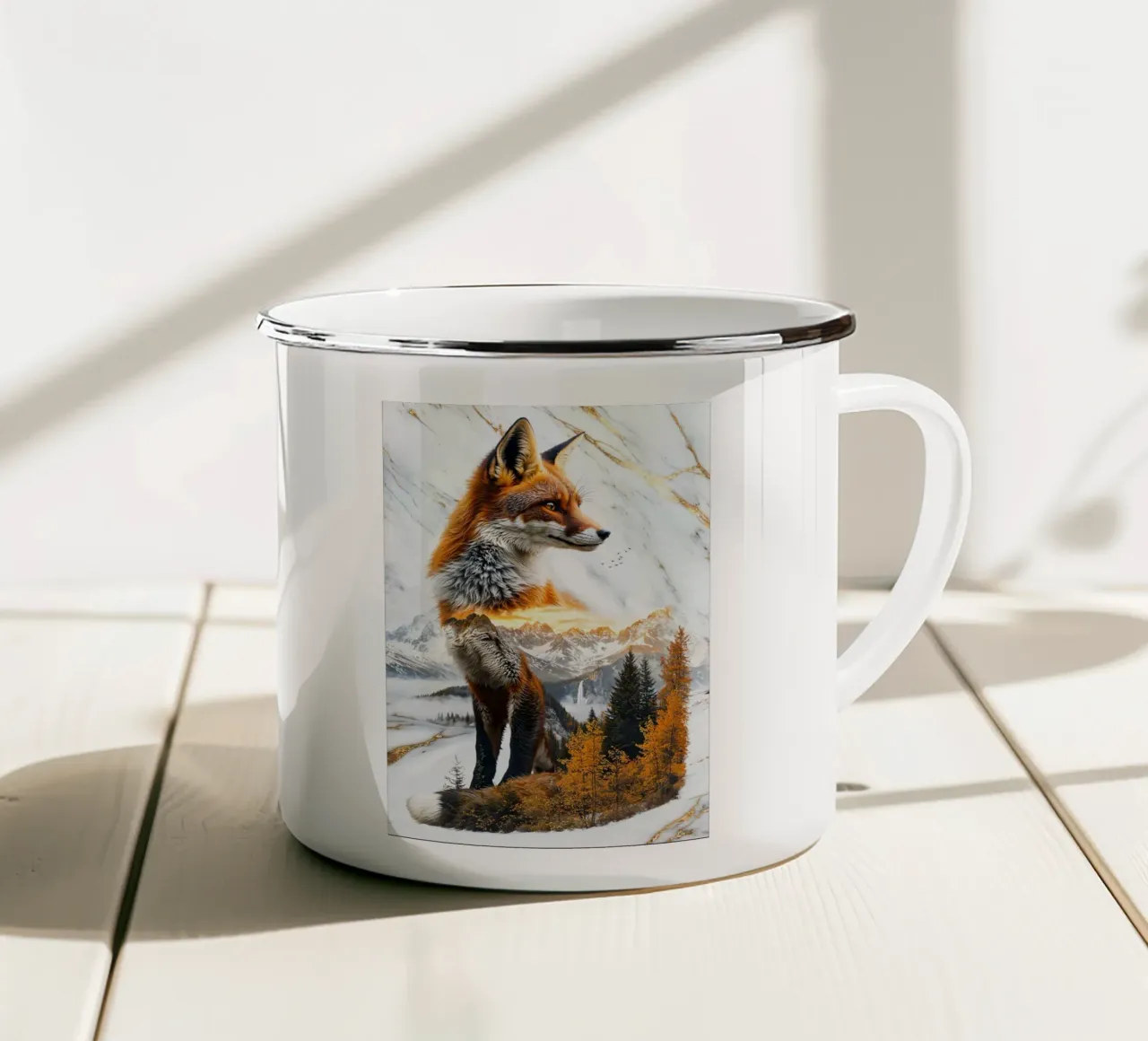 Spirit of the Golden Highlands tazza in smalto da Pixaverse