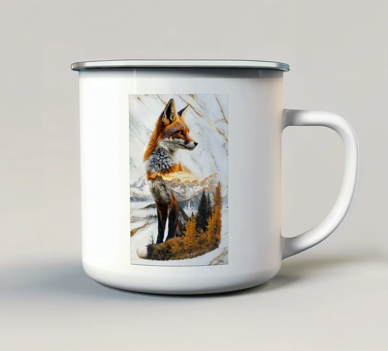 Spirit of the Golden Highlands tazza in smalto da Pixaverse