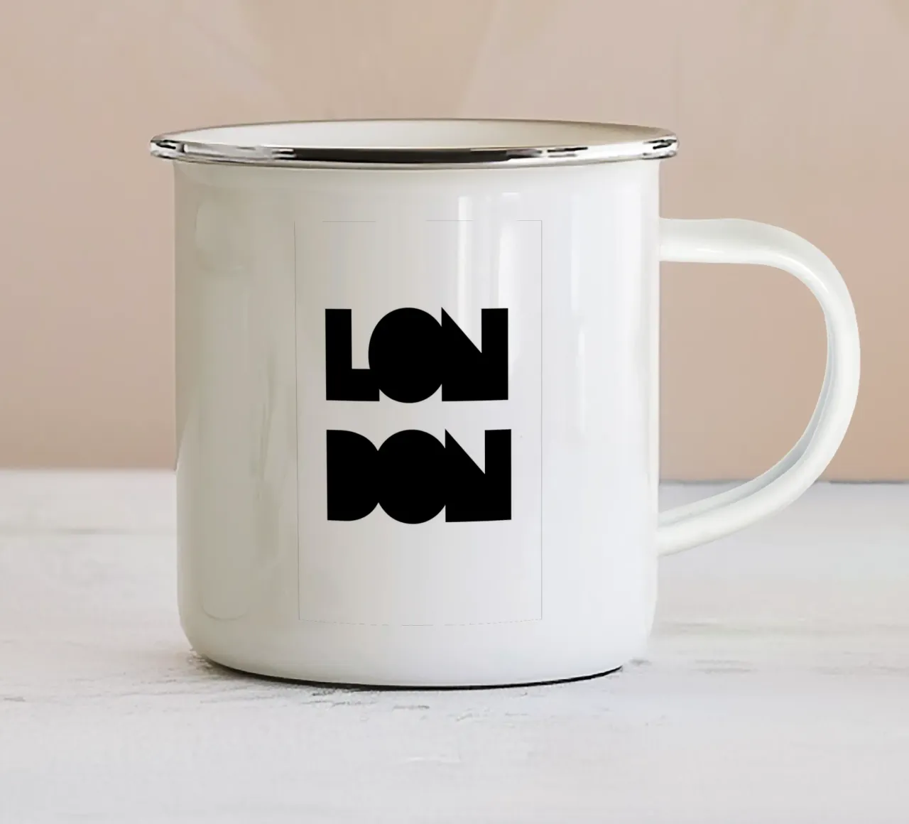 London 4 tazza in smalto da The Type Club Tokyo