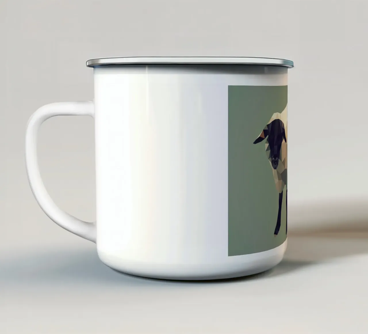 Ovis aries taza de esmalte de Matěj Kašpar Jirásek