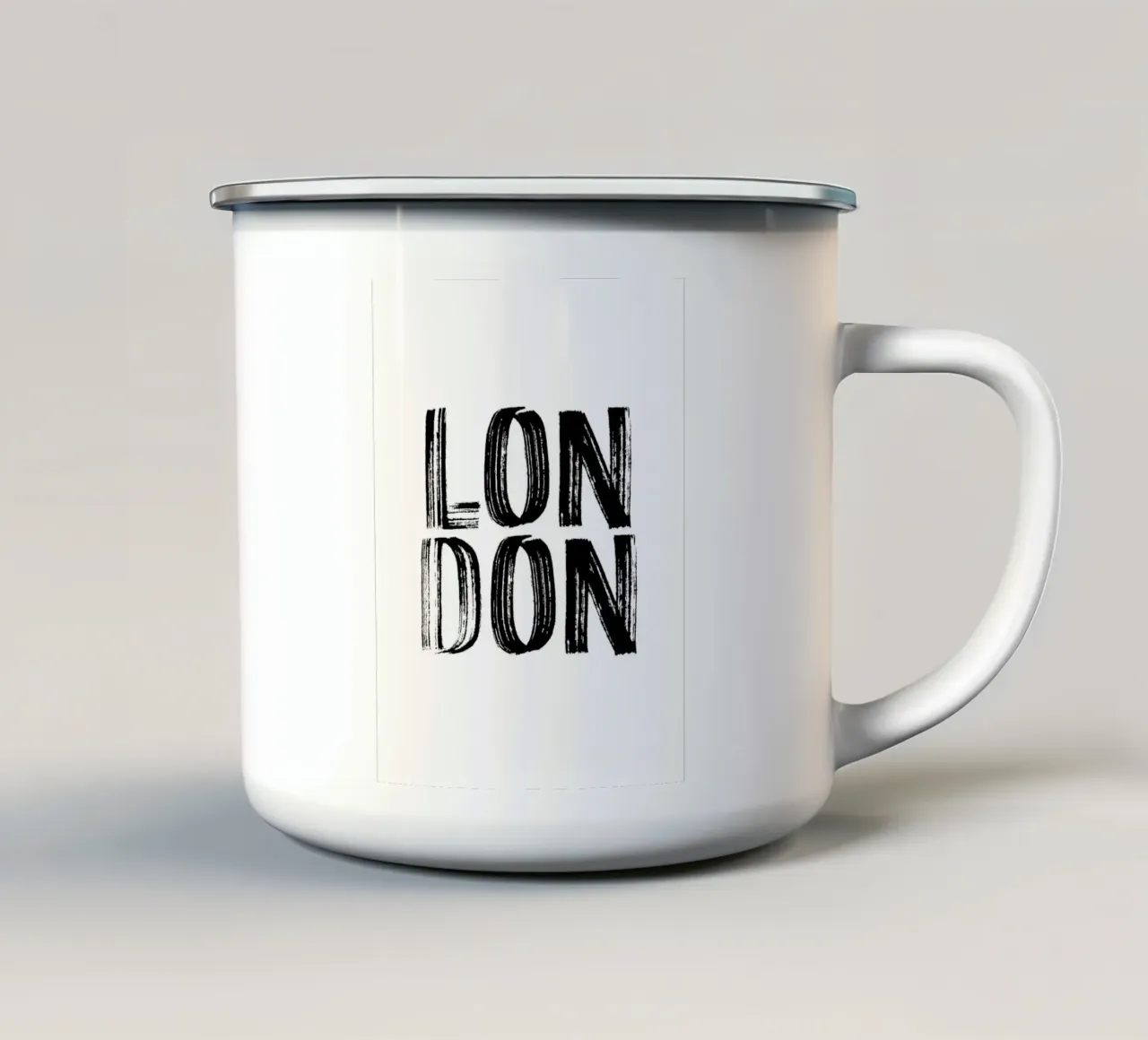 London 5 tazza in smalto da The Type Club Tokyo
