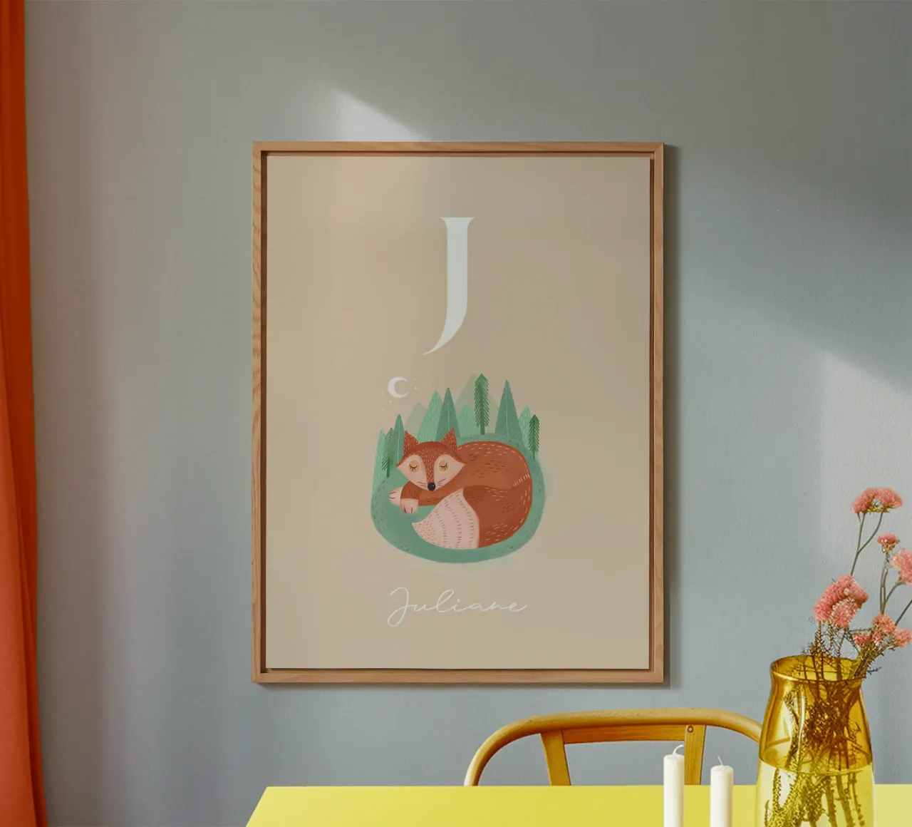 Initial with fox forex plate by mymia