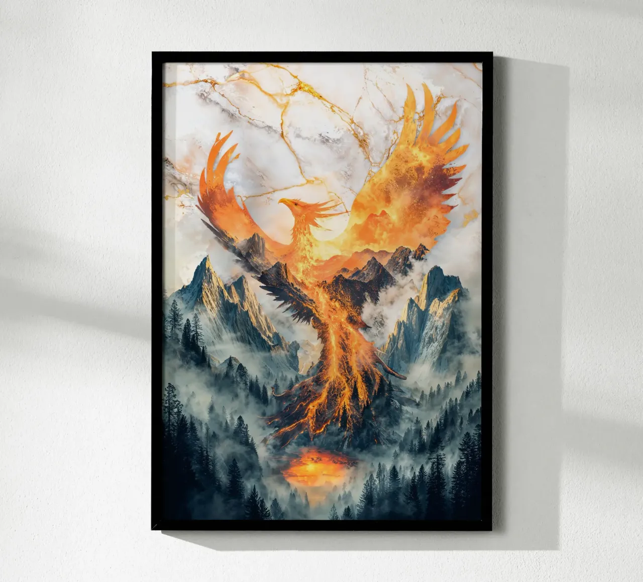 Phoenix’s Rebirth poster da Pixaverse