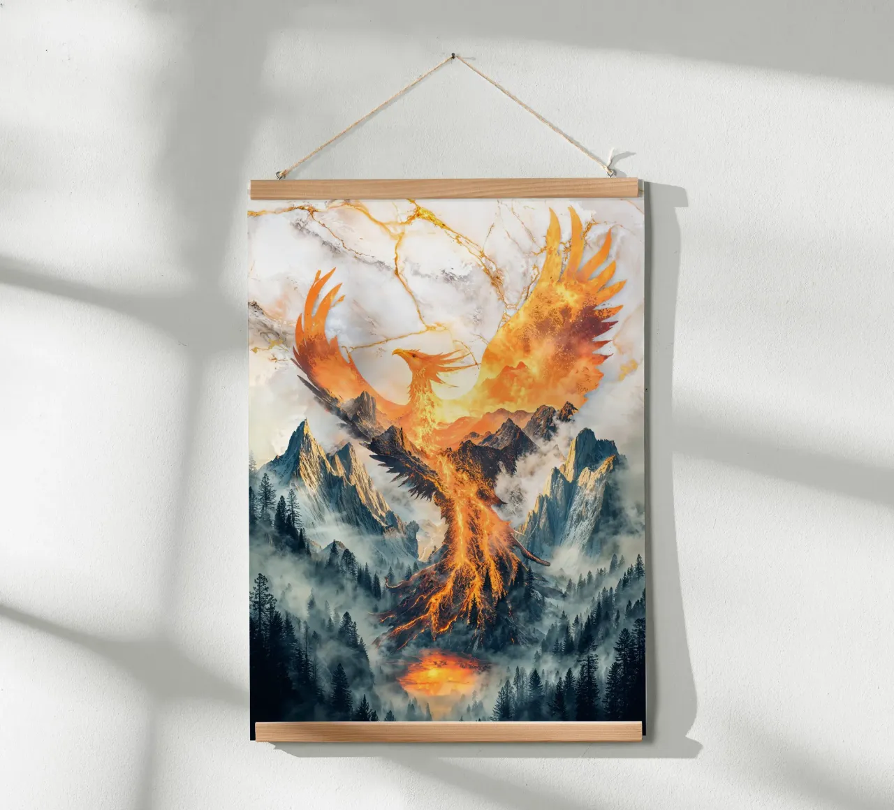 Phoenix’s Rebirth poster da Pixaverse