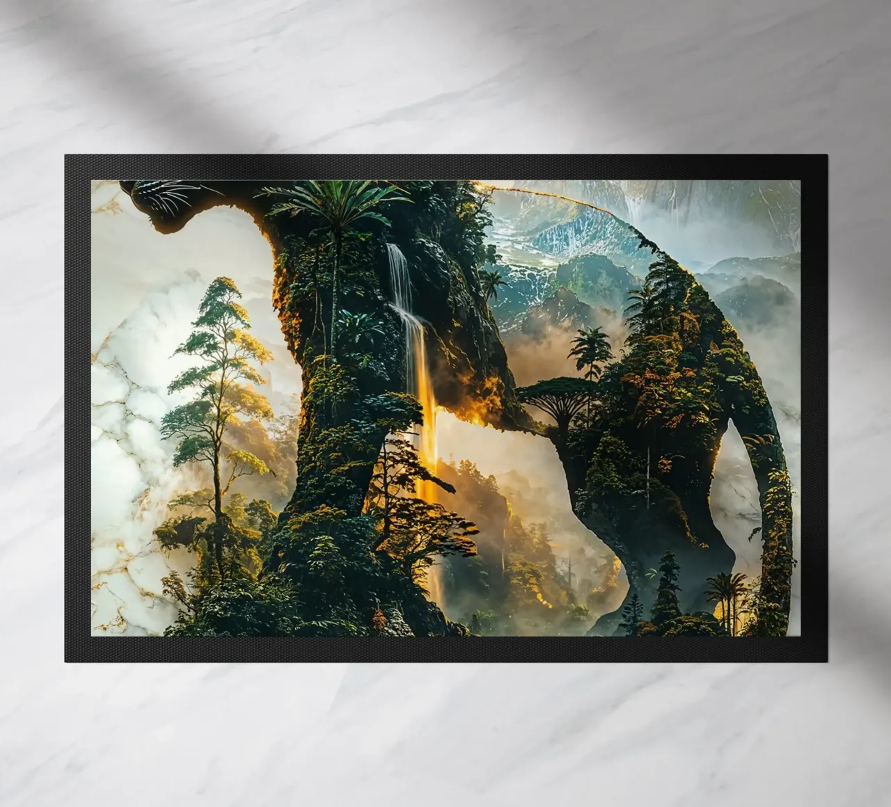 The Panther's Moonlit Domain zerbino da Pixaverse