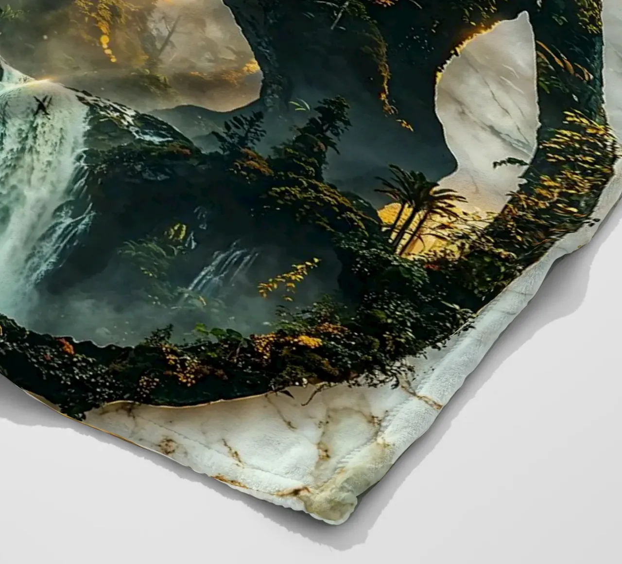 The Panther's Moonlit Domain coperta in pile da Pixaverse