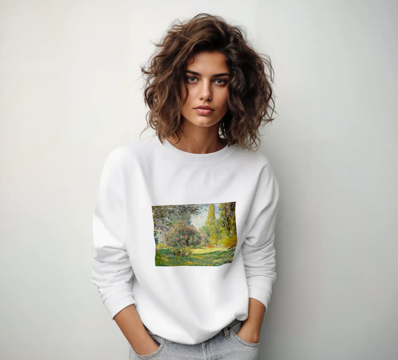 Il Parc Monceau (1876) di Claude Monet - felpa da Classic Art Prints