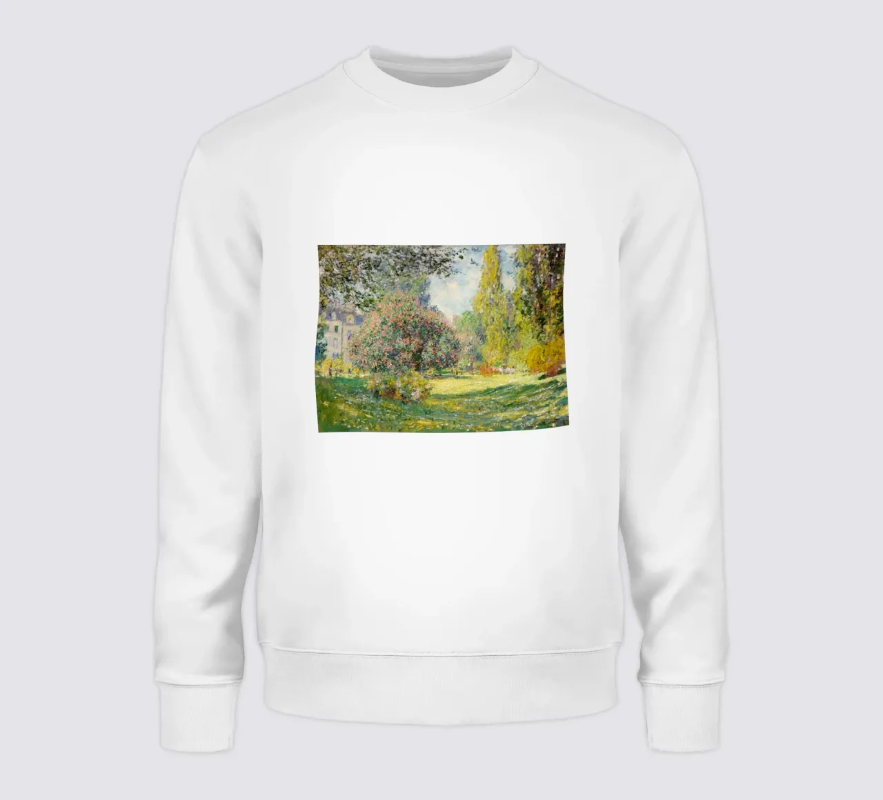Il Parc Monceau (1876) di Claude Monet - felpa da Classic Art Prints