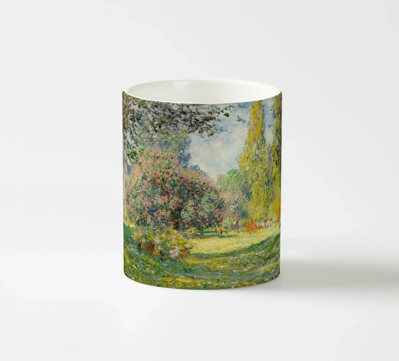 Il Parc Monceau (1876) di Claude Monet - tazza in ceramica da Classic Art Prints