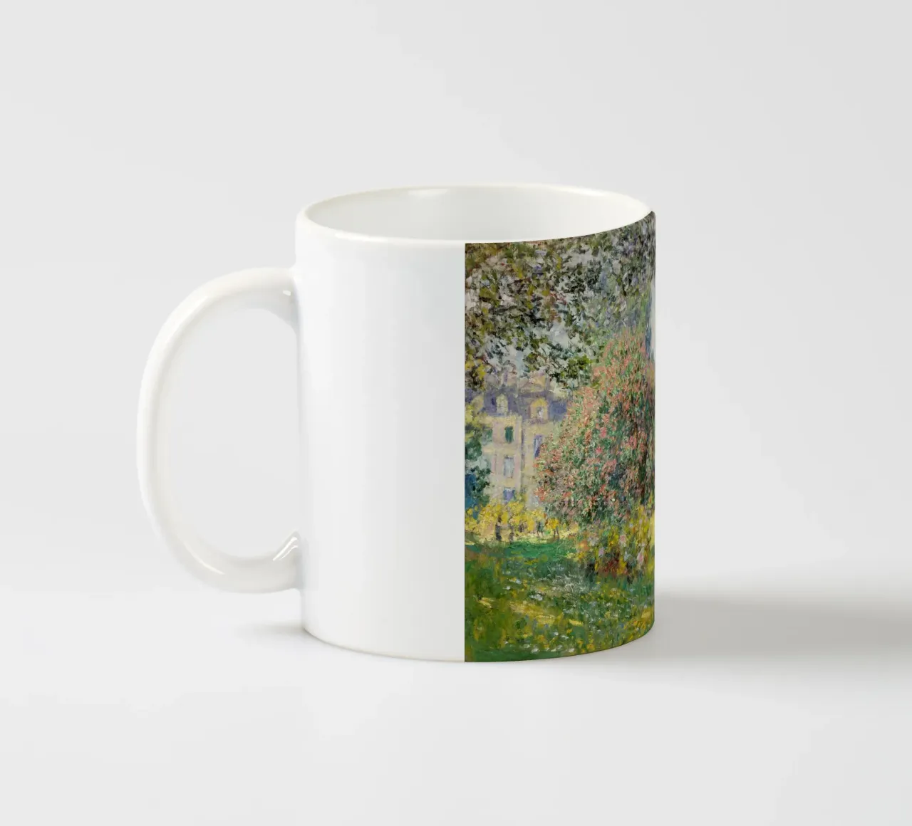 Il Parc Monceau (1876) di Claude Monet - tazza in ceramica da Classic Art Prints
