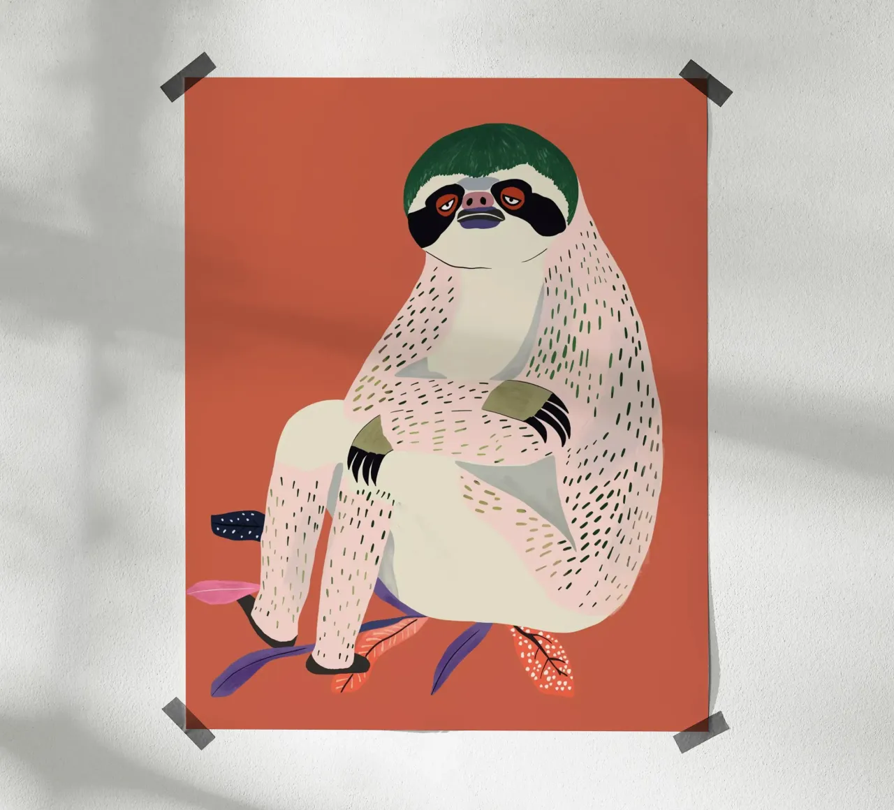 Paresseux poster de ArtsySesta