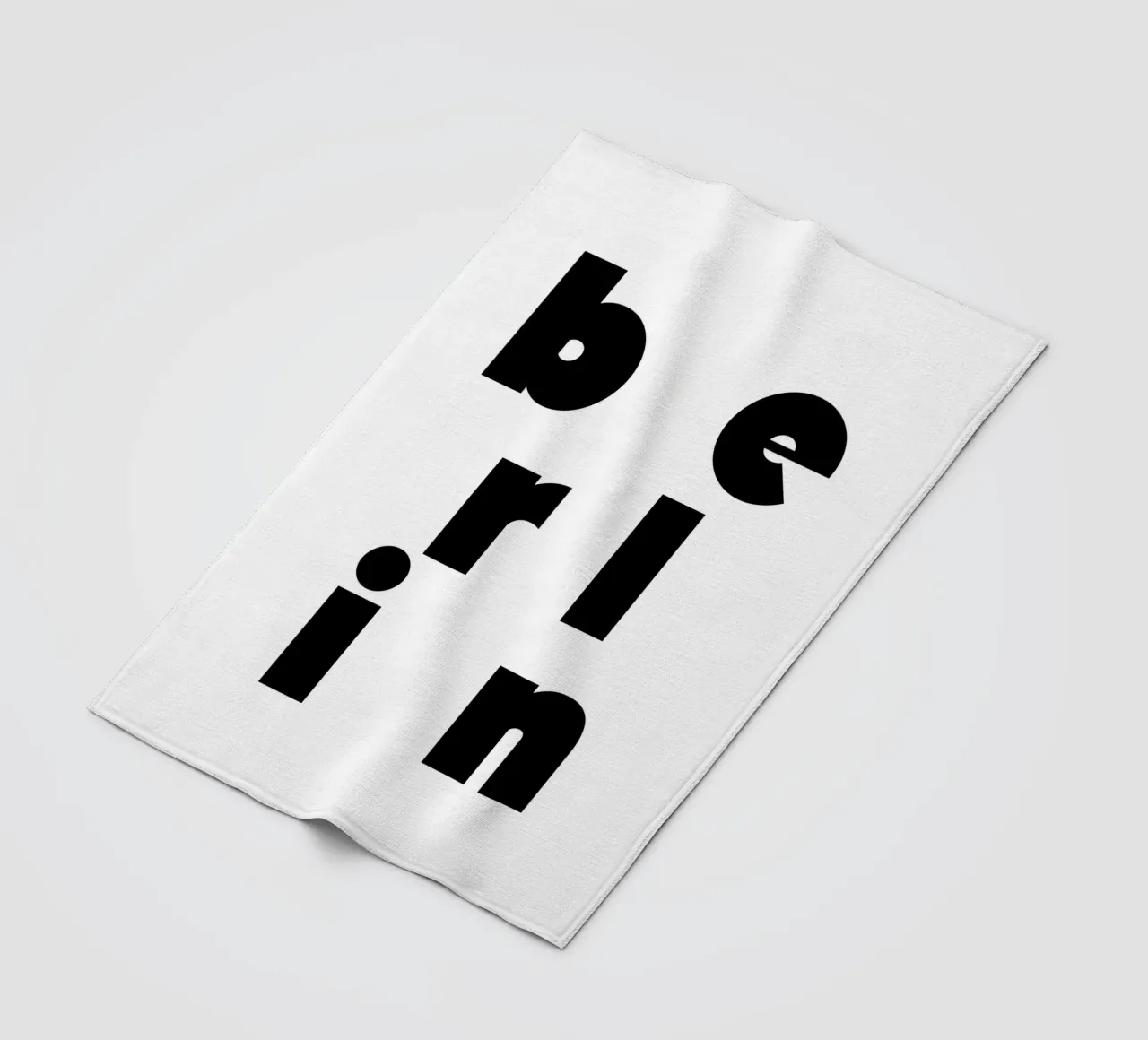 Berlin 2 fleecedeken van The Type Club Tokyo