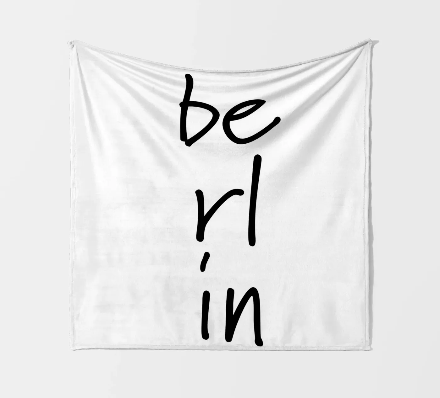 Berlin 3 fleece blanket by The Type Club Tokyo