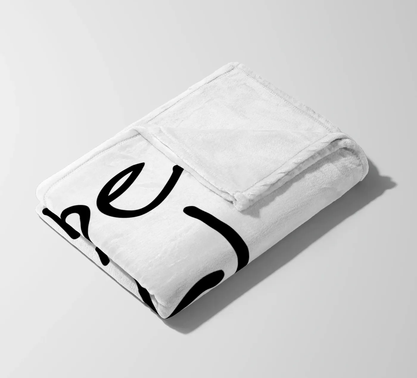 Berlin 3 fleece blanket by The Type Club Tokyo