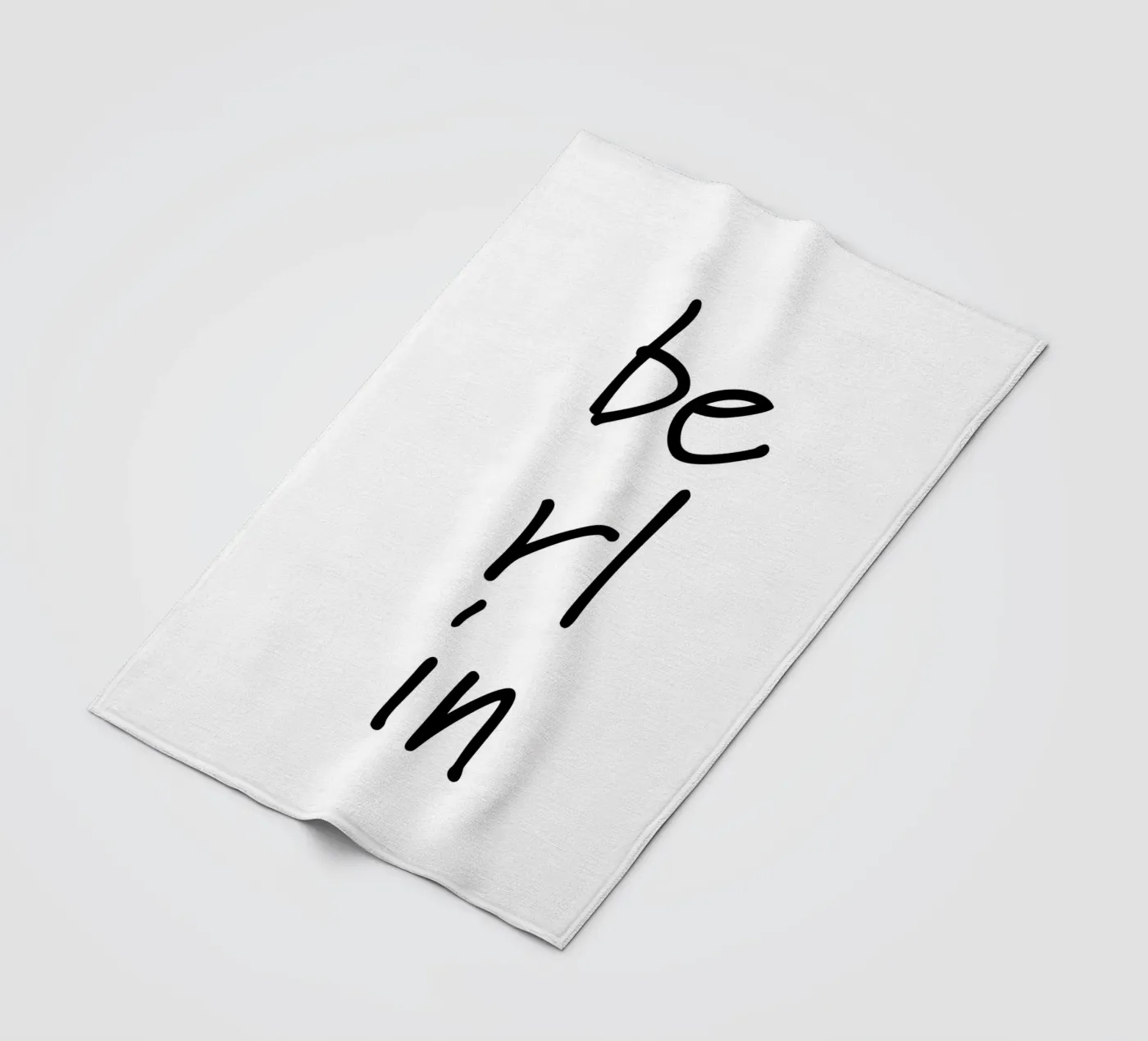 Berlin 3 fleece blanket by The Type Club Tokyo