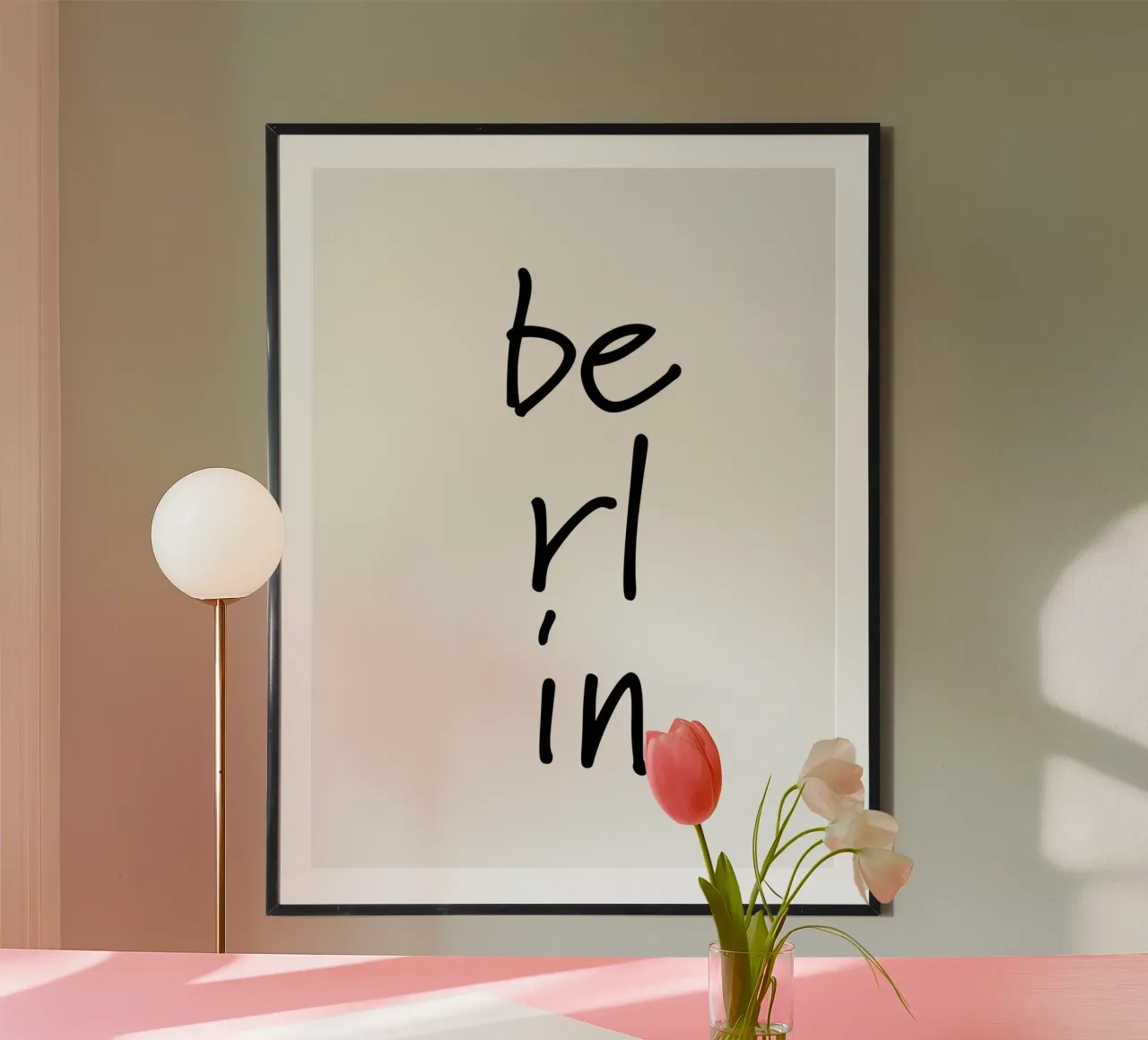 Berlin 3 poster by The Type Club Tokyo