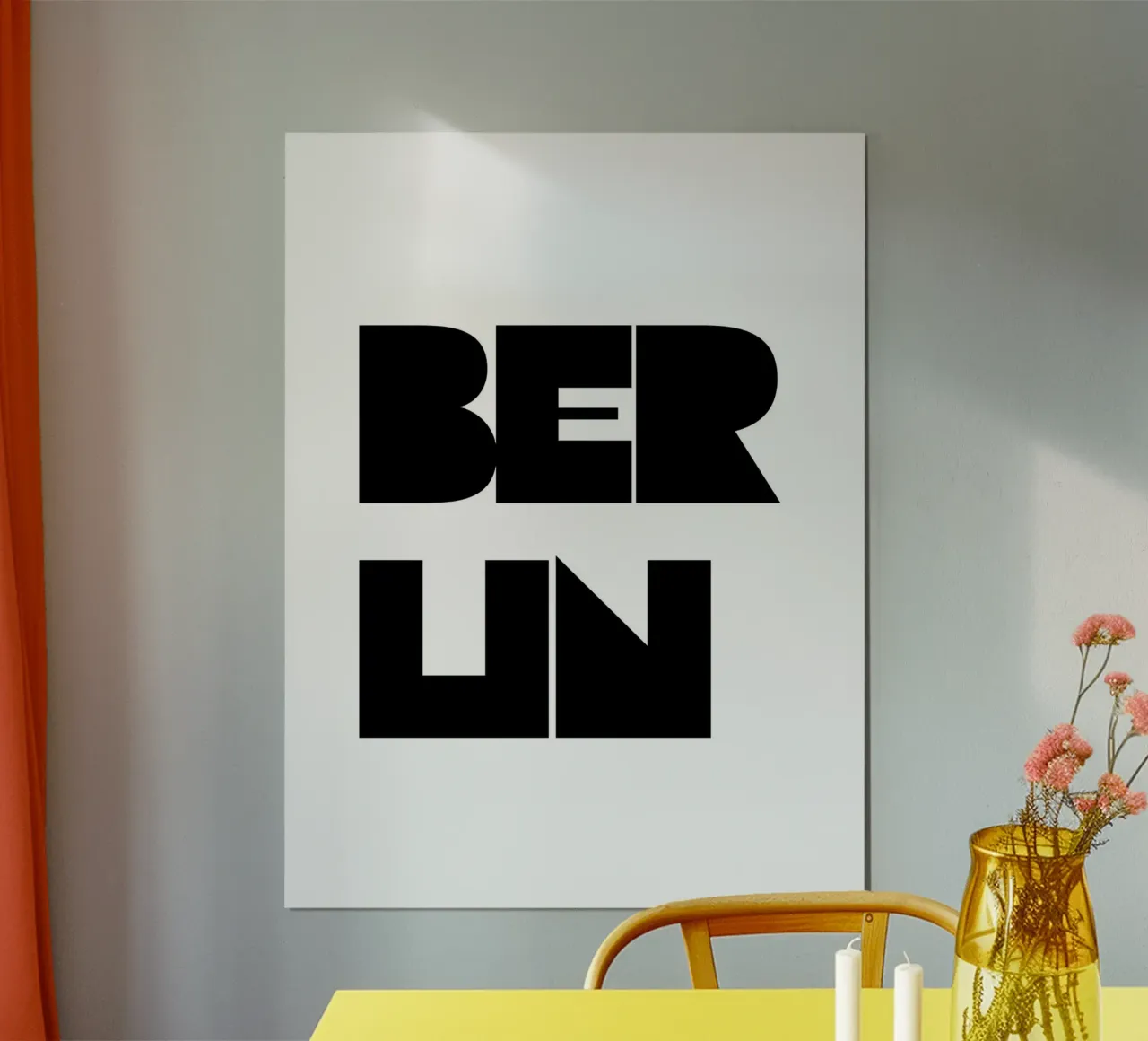 Berlin 4 Poster von The Type Club Tokyo