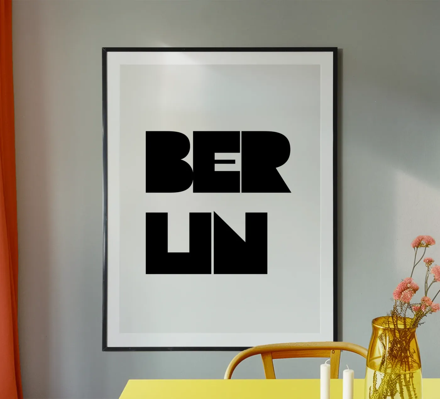 Berlin 4 poster van The Type Club Tokyo