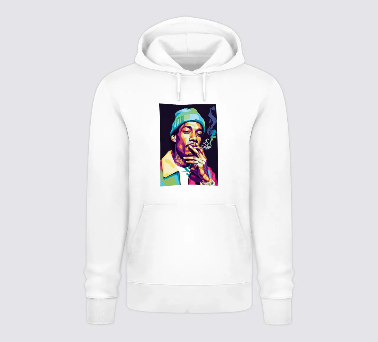 Wiz Khalifa si gode le sigarette #1 felpa con cappuccio da Hantamrata